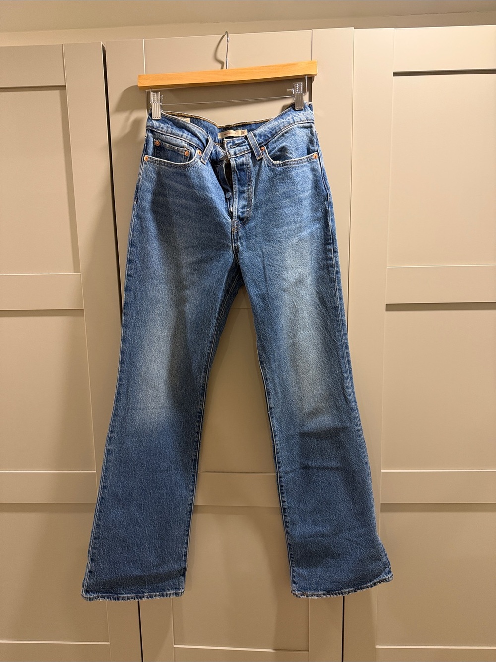 Levi's Blue Wedgie Bootcut Jeans